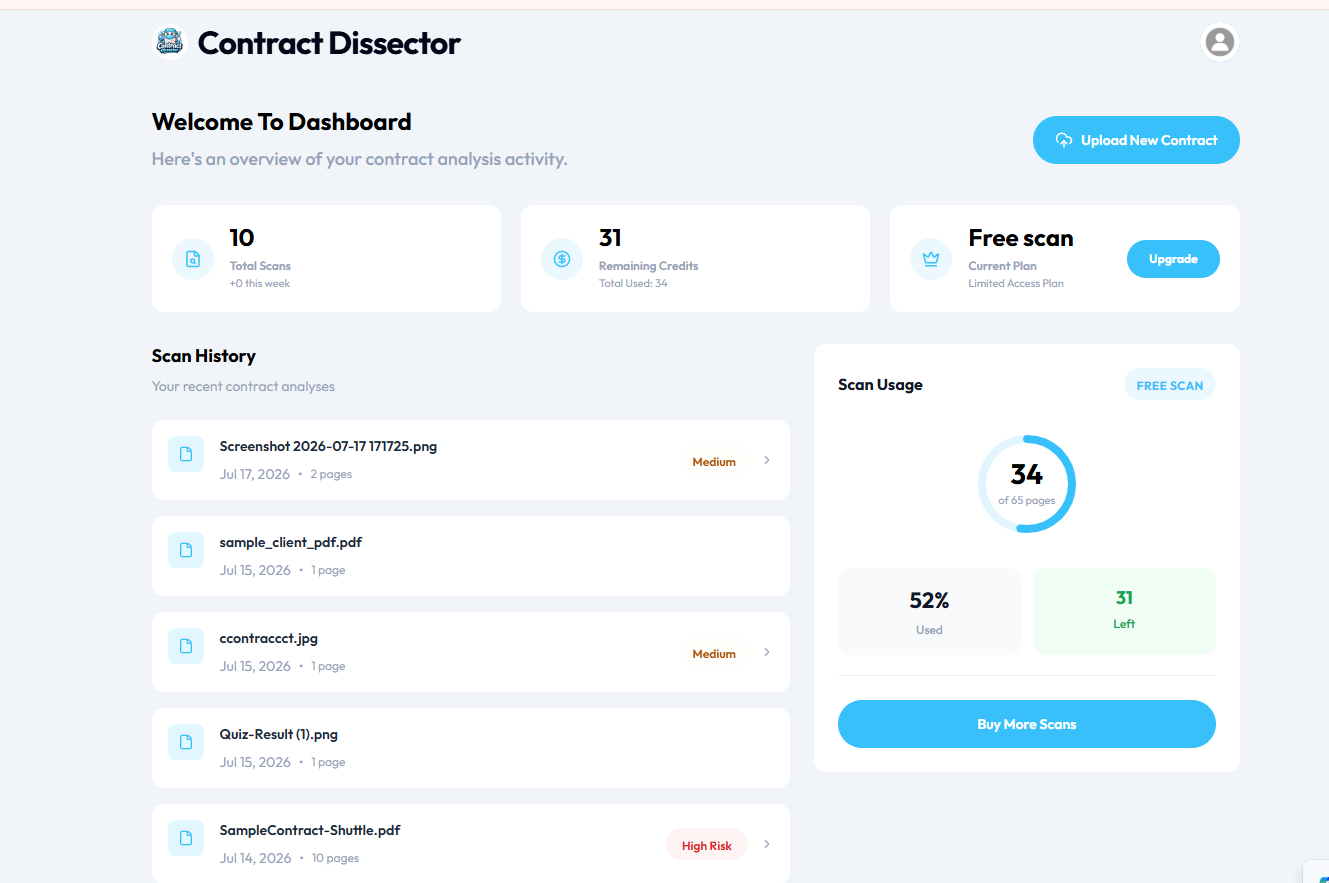 Contract Analyze System